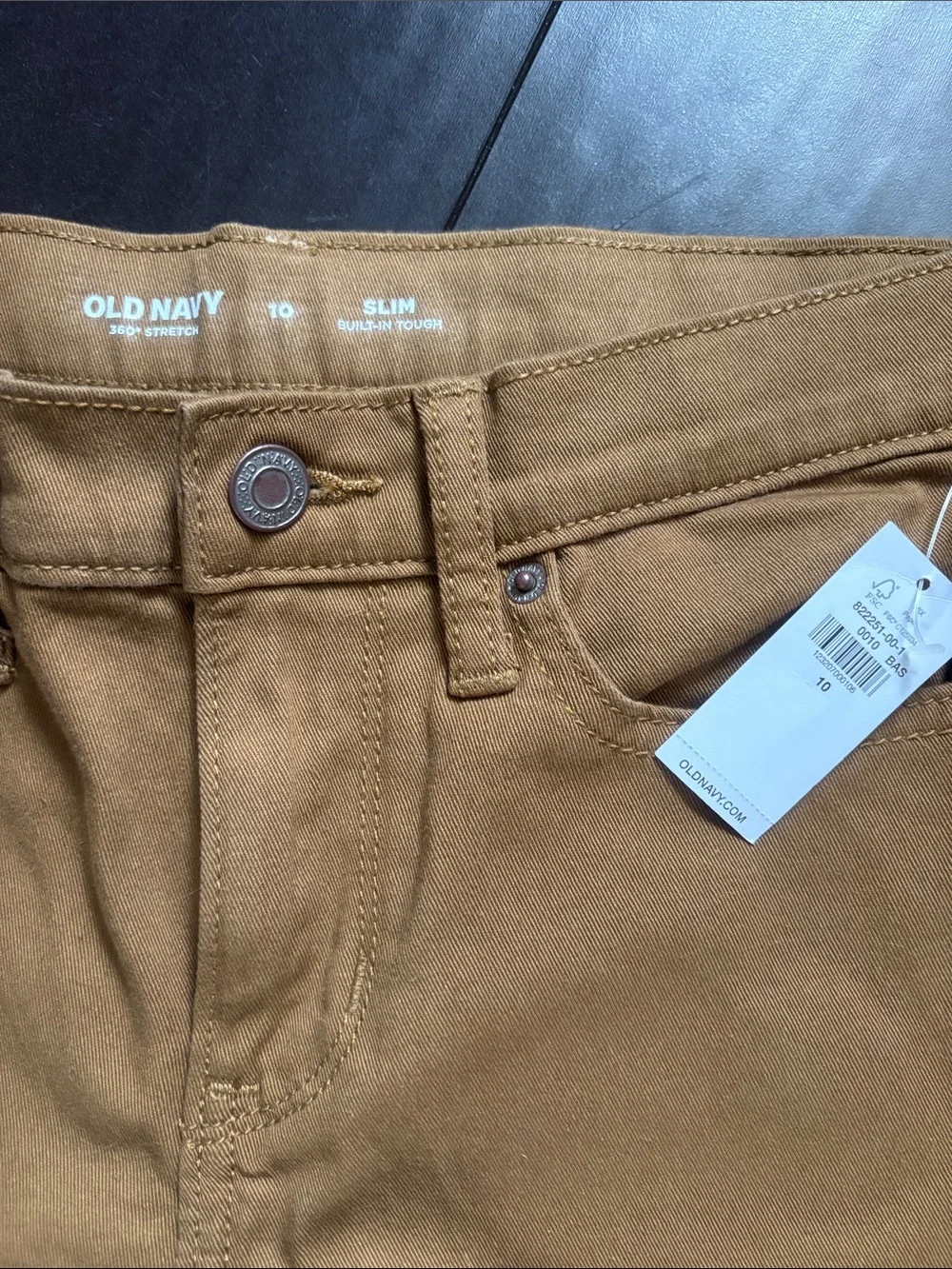 Old Navy Golden Brown Slim Jeans